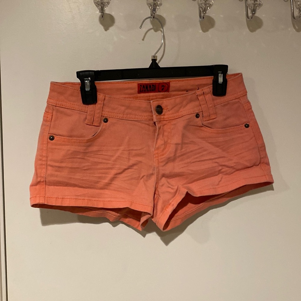 Salmon pink shorts
